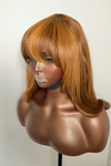 Mocha- machine made wig