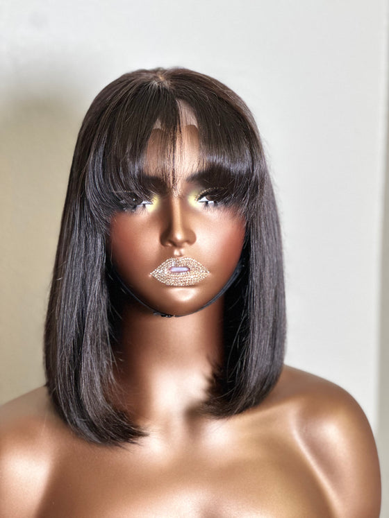 Cox - Bang lace closure Wig