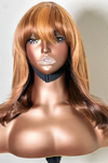 Mocha- machine made wig